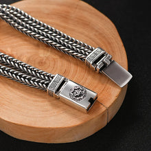 Load image into Gallery viewer, Genuine 925 Sterling Silver Bracelets with unique styles and design - Style 12. Buy from 100Sterling.com. Free Delivery.