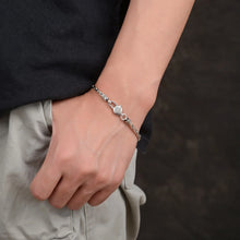 Load image into Gallery viewer, Genuine 925 Sterling Silver Bracelets with unique styles and design - Style 14. Buy from 100Sterling.com. Free Delivery.