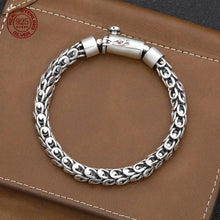 Load image into Gallery viewer, Genuine 925 Sterling Silver Bracelets with unique styles and design - Style 11. Buy from 100Sterling.com. Free Delivery.