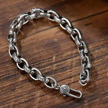 Load image into Gallery viewer, Genuine 925 Sterling Silver Bracelets with unique styles and design - Style 13. Buy from 100Sterling.com. Free Delivery.