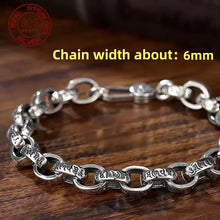 Load image into Gallery viewer, Genuine 925 Sterling Silver Bracelets with unique styles and design - Style 13. Buy from 100Sterling.com. Free Delivery.