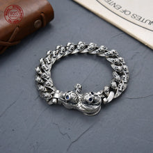 Load image into Gallery viewer, Genuine 925 Sterling Silver Bracelets with unique styles and design - Style 4. Buy from 100Sterling.com. Free Delivery.