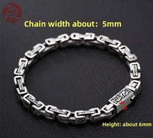 Load image into Gallery viewer, Genuine 925 Sterling Silver Bracelets with unique styles and design - Style 8. Buy from 100Sterling.com. Free Delivery.