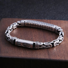 Load image into Gallery viewer, Genuine 925 Sterling Silver Bracelets with unique styles and design - Style 6. Buy from 100Sterling.com. Free Delivery.