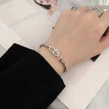 Load image into Gallery viewer, Genuine 925 Sterling Silver Bracelets with unique styles and design - Style 14. Buy from 100Sterling.com. Free Delivery.