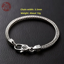 Load image into Gallery viewer, Genuine 925 Sterling Silver Bracelets with unique styles and design - Style 15. Buy from 100Sterling.com. Free Delivery.