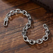 Load image into Gallery viewer, Genuine 925 Sterling Silver Bracelets with unique styles and design - Style 13. Buy from 100Sterling.com. Free Delivery.