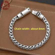 Load image into Gallery viewer, Genuine 925 Sterling Silver Bracelets with unique styles and design - Style 11. Buy from 100Sterling.com. Free Delivery.