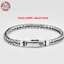 Load image into Gallery viewer, Genuine 925 Sterling Silver Bracelets with unique styles and design - Style 10. Buy from 100Sterling.com. Free Delivery.