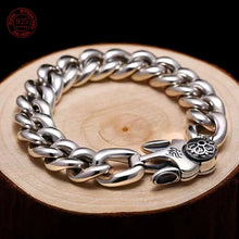 Load image into Gallery viewer, Genuine 925 Sterling Silver Bracelets with unique styles and design - Style 1. Buy from 100Sterling.com. Free Delivery.