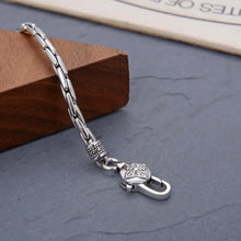 Load image into Gallery viewer, Genuine 925 Sterling Silver Bracelets with unique styles and design - Style 14. Buy from 100Sterling.com. Free Delivery.