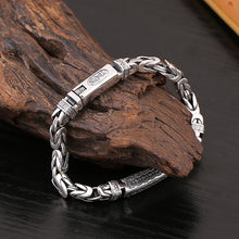 Load image into Gallery viewer, Genuine 925 Sterling Silver Bracelets with unique styles and design - Style 6. Buy from 100Sterling.com. Free Delivery.