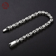 Load image into Gallery viewer, Genuine 925 Sterling Silver Bracelets with unique styles and design - Style 8. Buy from 100Sterling.com. Free Delivery.