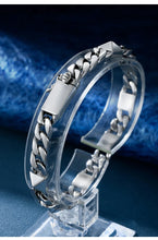 Load image into Gallery viewer, Genuine 925 Sterling Silver Bracelets with unique styles and design. Style 3. Buy from 100Sterling.com. Free Delivery.