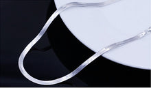 Load image into Gallery viewer, Men's Sterling Silver Traditional Snake Chain Necklace