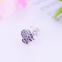 Load image into Gallery viewer, Sterling Silver Minnie's Red Bow Earrings