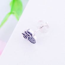 Load image into Gallery viewer, Sterling Silver Minnie's Red Bow Earrings