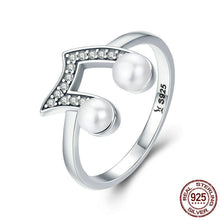 Load image into Gallery viewer, Sterling Silver & Fresh Water Pearl Musical Note Earrings Necklace & Ring, Sterling Silver Earrings, Sterling Silver Pearl Earrings, Music Earrings, Music Jewelry, 100Sterling.com, Musical Note Earrings, Orchestra Jewelry, Band Jewelry, Orchestra Accessories, Band Accessories, Sterling Silver Necklace, Sterling Silver Pearl Necklace, Sterling Silver Pearl Ring, Sterling Silver Music Jewelry, Sterling Silver Musical Note Set