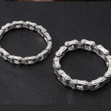 Load image into Gallery viewer, Sterling Silver Bike Chain Bracelet - Two sizes Available