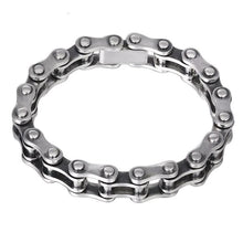 Load image into Gallery viewer, Sterling Silver Bike Chain Bracelet - Two sizes Available