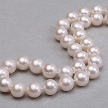 Load image into Gallery viewer, White Pearl Necklace, Earring and Bracelet Set, Wedding Jewelry, Bridal jewelry, Bridal Necklace, Pearl Necklace, Pearl Earrings, Pearl Bracelet, 100Sterling.com, Sterling Silver and pearls, Silver pearls, Pearl Jewelry, Pearls