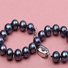 Load image into Gallery viewer, 8- 8.5mm AAA Blue Freshwater Pearl Bracelet, Freshwater Pearl Bracelet, Wedding Jewelry, Bridal Jewelry, Bridal Pearls, Wedding Pearls, Pearl Bracelet, 8mm Pearl Bracelet, 8.5mm Pearl Bracelet, Freshwater Pearls, 100Sterling.com, Freshwater Pearl Bracelet, Large Pearls, Freshwater pearls, Classic Pearl Bracelet, 100Sterling.com, Wedding Jewelry, Anniversary pearls, Evening Pearls, Daytime Pearls, Fashion Pearls