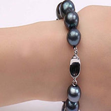 Load image into Gallery viewer, 12-13mm AAA Blue Freshwater Pearl Bracelet, Freshwater Pearl Bracelet, Wedding Jewelry, Bridal Jewelry, Bridal Pearls, Wedding Pearls, Pearl Bracelet, 12mm Pearl Bracelet, 13mm Pearl Bracelet, Freshwater Pearls, 100Sterling.com, Freshwater Pearl Bracelet, Large Pearls, Freshwater pearls, Classic Pearl Bracelet, 100Sterling.com, Wedding Jewelry, Anniversary pearls, Evening Pearls, Daytime Pearls, Fashion Pearls