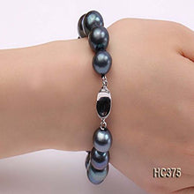 Load image into Gallery viewer, 12-13mm AAA Blue Freshwater Pearl Bracelet, Freshwater Pearl Bracelet, Wedding Jewelry, Bridal Jewelry, Bridal Pearls, Wedding Pearls, Pearl Bracelet, 12mm Pearl Bracelet, 13mm Pearl Bracelet, Freshwater Pearls, 100Sterling.com, Freshwater Pearl Bracelet, Large Pearls, Freshwater pearls, Classic Pearl Bracelet, 100Sterling.com, Wedding Jewelry, Anniversary pearls, Evening Pearls, Daytime Pearls, Fashion Pearls