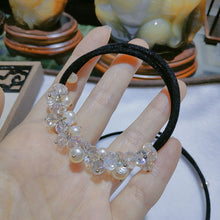 Load image into Gallery viewer, Crystal & Pearl Adjustable Necklace & Matching Bracelet