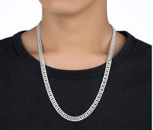 Load image into Gallery viewer, Tibetan Silver Horse Whip Chain Necklace