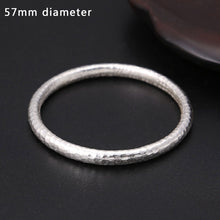 Load image into Gallery viewer, 925 Sterling Thai Silver Fish Scale Texture Bangle