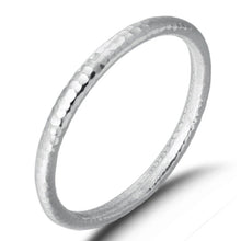 Load image into Gallery viewer, 925 Sterling Thai Silver Fish Scale Texture Bangle