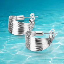 Load image into Gallery viewer, Sterling Silver Wire Earrings