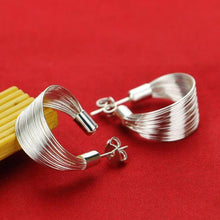 Load image into Gallery viewer, Sterling Silver Wire Earrings