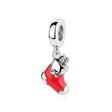Load image into Gallery viewer, Sterling Silver, Crystal & Enamel Christmas Bead Charm Collection