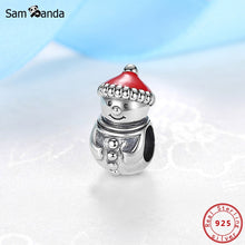 Load image into Gallery viewer, Sterling Silver, Crystal & Enamel Christmas Bead Charm Collection