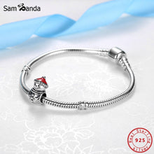Load image into Gallery viewer, Sterling Silver, Crystal & Enamel Christmas Bead Charm Collection
