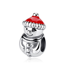 Load image into Gallery viewer, Sterling Silver, Crystal & Enamel Christmas Bead Charm Collection