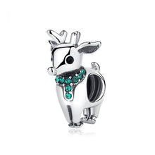 Load image into Gallery viewer, Sterling Silver, Crystal & Enamel Christmas Bead Charm Collection
