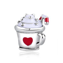 Load image into Gallery viewer, Sterling Silver, Crystal & Enamel Christmas Bead Charm Collection