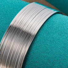 Load image into Gallery viewer, 925 Sterling Silver Multi-Wire Adjustable Cuff Bangle 100Sterling.com
