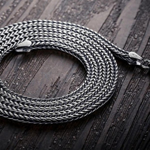 Men's Solid S925 Sterling Silver Neck Chain