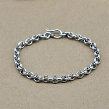 Load image into Gallery viewer, Sterling Silver "Around Town" Luxury Chain Bracelet Collection