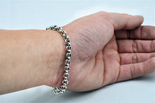 Load image into Gallery viewer, Sterling Silver "Around Town" Luxury Chain Bracelet Collection