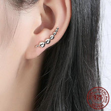Load image into Gallery viewer, Sterling Silver Six Connections Ball Earrings