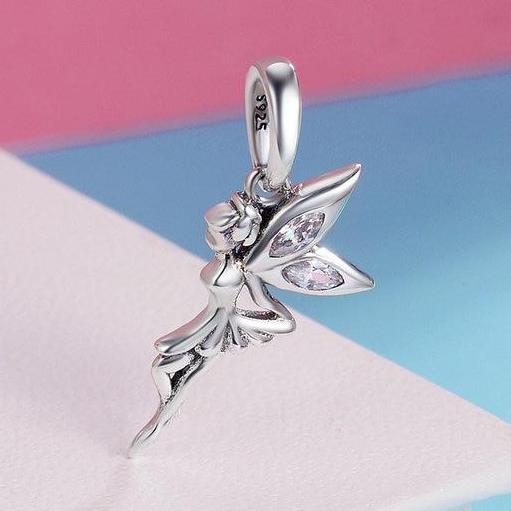 Sterling Silver Fairy Charm, Sterling Silver 925 Charms