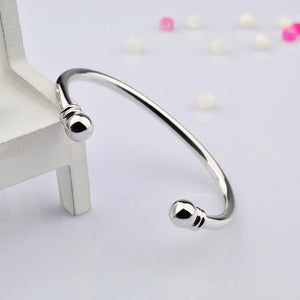 925 Sterling Silver Open Cuff Bracelet