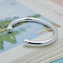 Load image into Gallery viewer, 925 Sterling Silver Open Cuff Bracelet