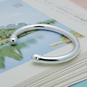 925 Sterling Silver Open Cuff Bracelet