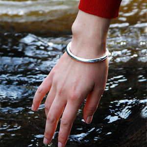 925 Sterling Silver Open Cuff Bracelet